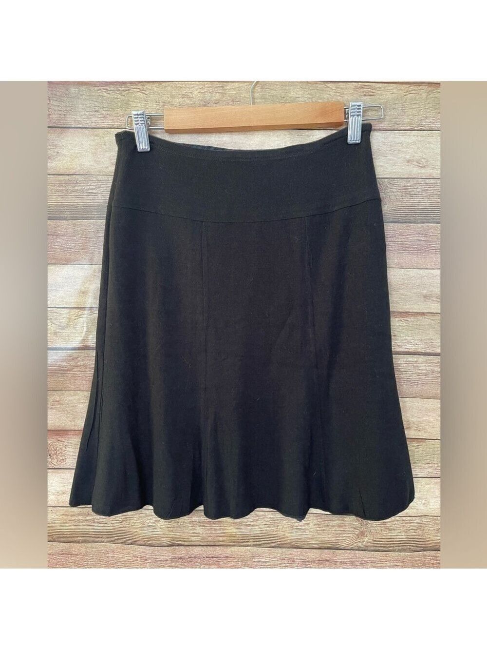 Women’s Black A-line Career Dress Stretch Skirt Size: 4